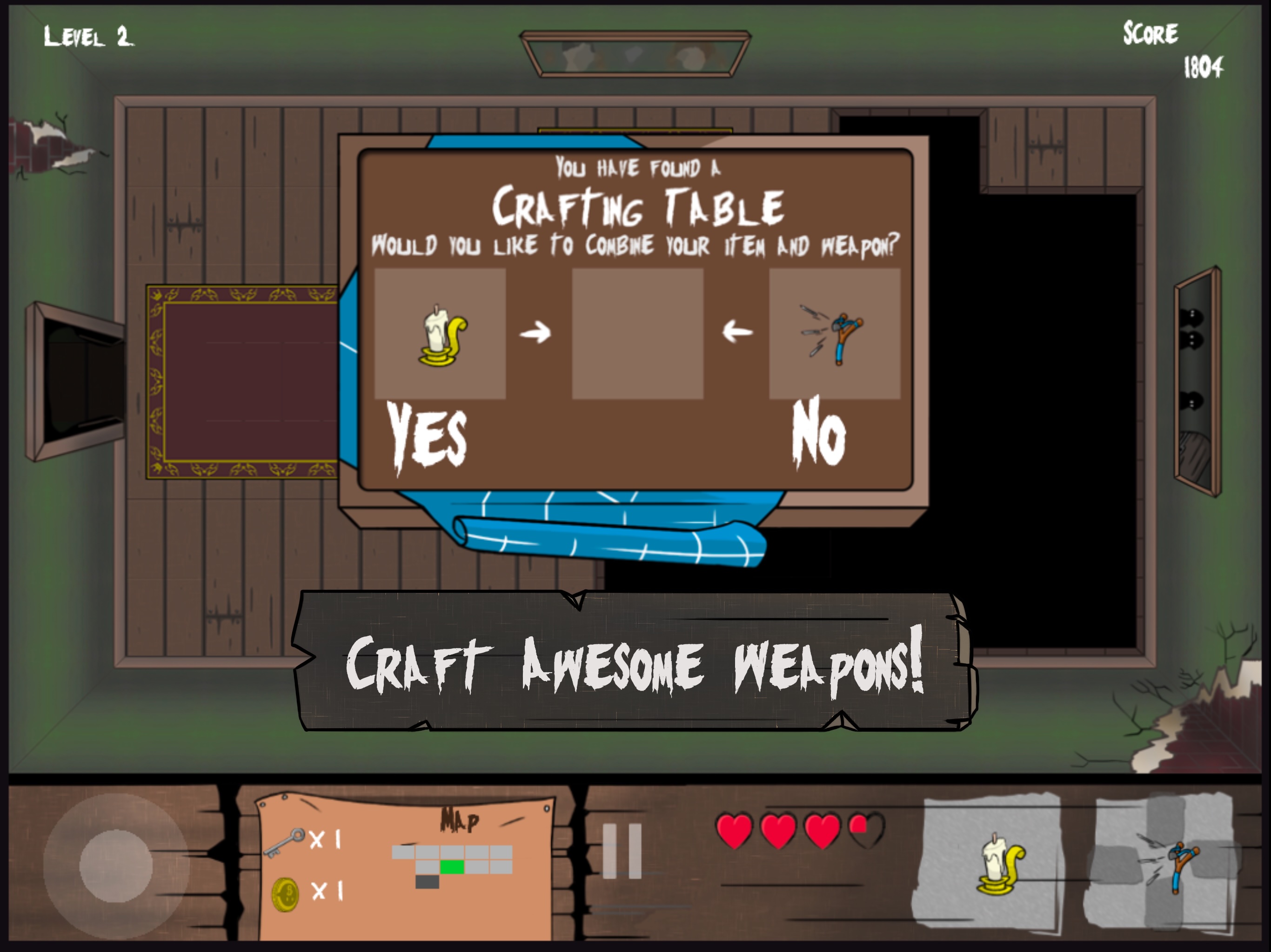 Weapon Crafting - Combine items for new tools
