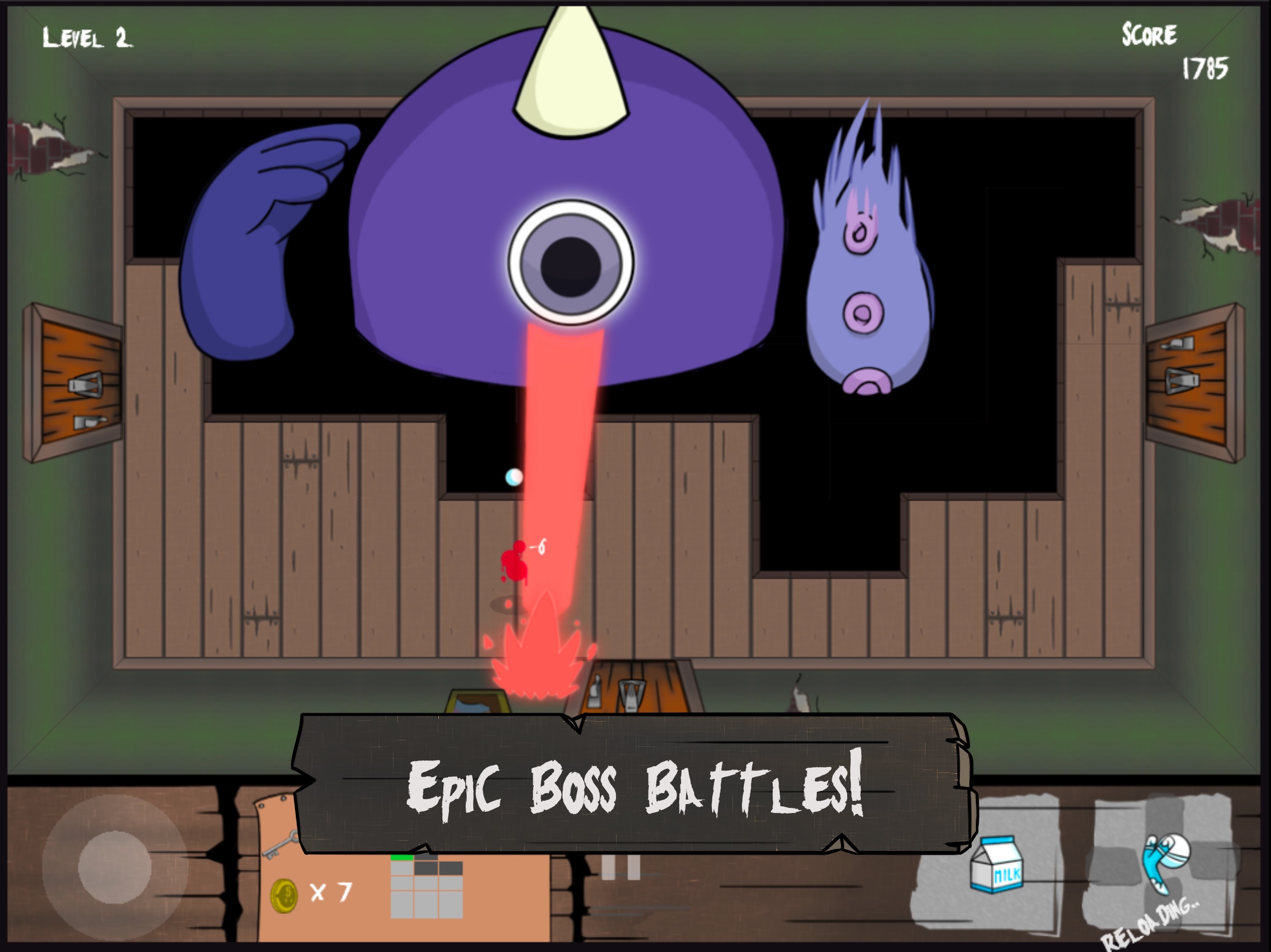 Boss Battles - Face what waits at the end of each floor
