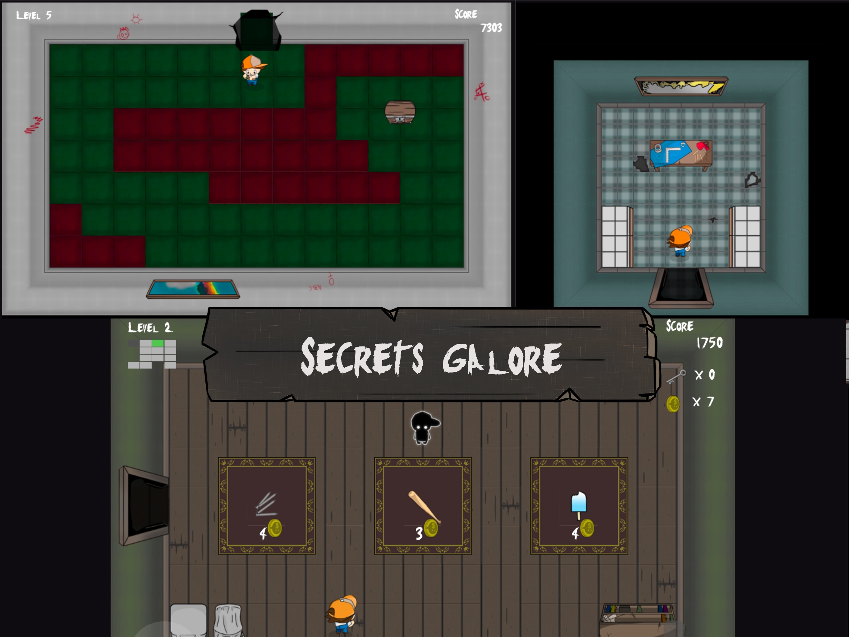 Secrets - Walk through walls and uncover hidden paths
